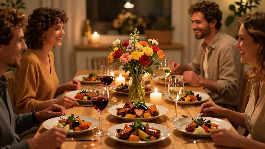 elegant table perfect wine pairing