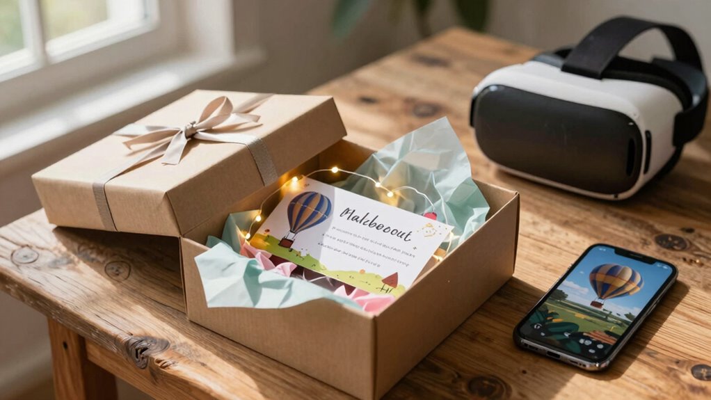 experiential gifts remain wrapping ready