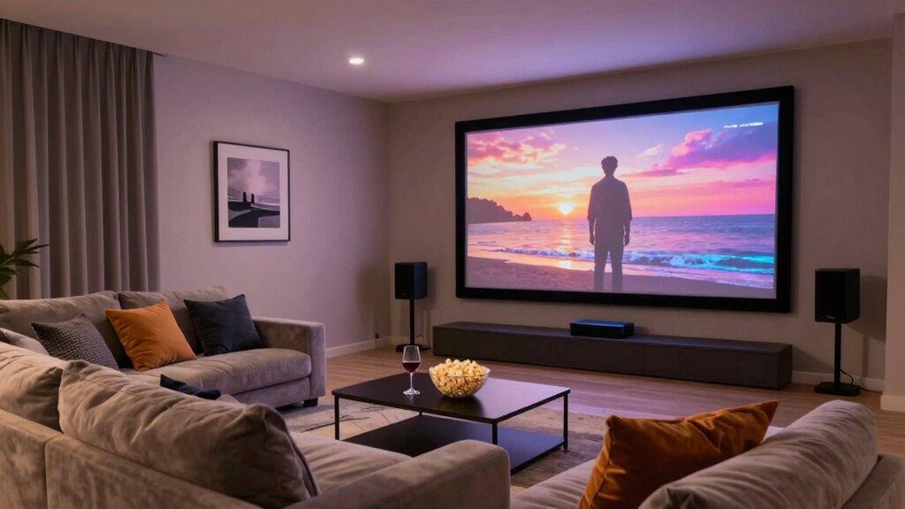 immersive audio and comfortable seating