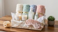 luxurious self care gift basket