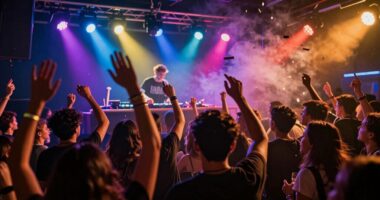 music party event hashtags