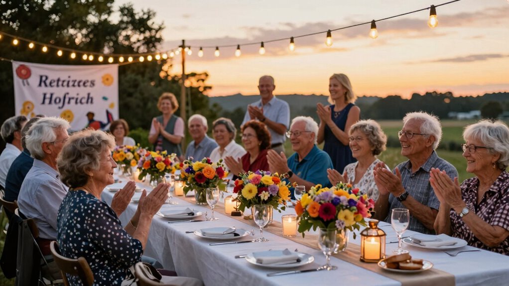 personalized celebratory retirement party