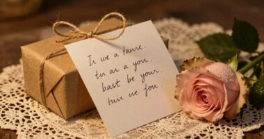 thoughtful heartfelt meaningful gesture