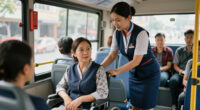 Hanoi Bus Staff Wholeheartedly Support Disabled Passengers - Laodong.vn